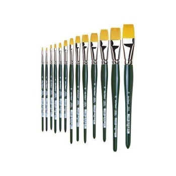 DA VINCI PINCEL SERIE 122 NOVA PELO DORADO - MANGO VERDE - PLANO