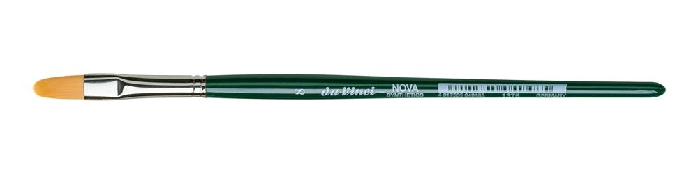 DA VINCI PINCEL SERIE 1375 PELO DORADO MANGO VERDE LENGUA DE GATO