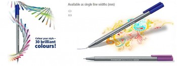 STAEDTLER ROTULADOR FINELINER TRIPLUS 0,3MM COLORES