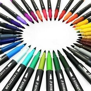 STAEDTLER ROTULADOR MARSGRAPHIC DUO SET DOBLE PUNTA ACUARELABLES