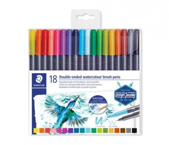 STAEDTLER ROTULADOR MARSGRAPHIC DUO SET DOBLE PUNTA ACUARELABLES