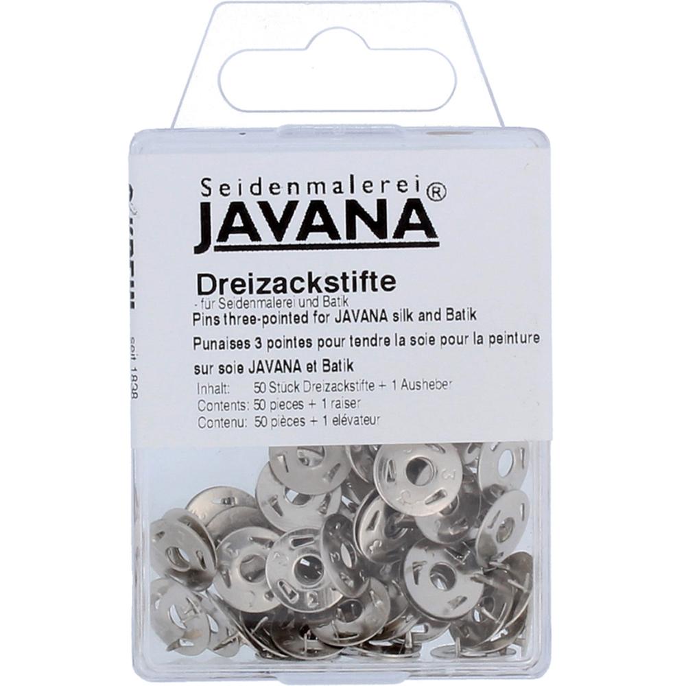JAVANA CHINCHETAS 3 PUNTAS PARA SEDA 100 UNIDS.