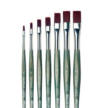 DA VINCI PINCEL SERIE 364 FORTE PLANO - TÉCNICAS DECORATIVAS - FIBRA SINTÉTICA