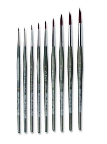DA VINCI PINCEL SERIE 363 FORTE REDONDO-FIB. MARRÓN-TEC. DECORATIVAS