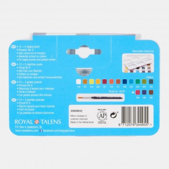 VAN GOGH CAJA 12+3 ACUARELAS 1/2 GODET