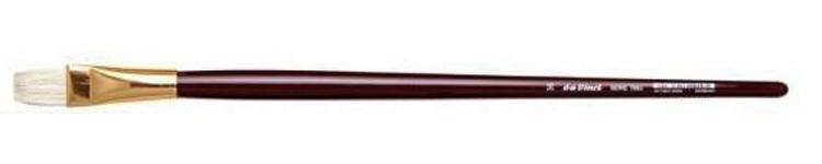 DA VINCI PINCEL SERIE 7003 CERDA - PLANO MEDIO - MANGO LARGO MARRÓN