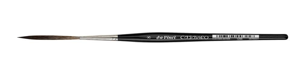 DA VINCI PINCEL SERIE 1298 CASANEO PELO LARGO-MANGO CORTO N.8
