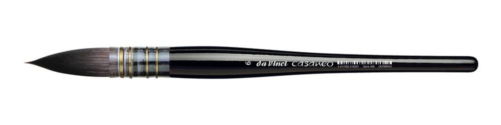 DA VINCI PINCEL SERIE 498 CASANEO REDONDO-FORMA JAPONÉS-MANGO CORTO