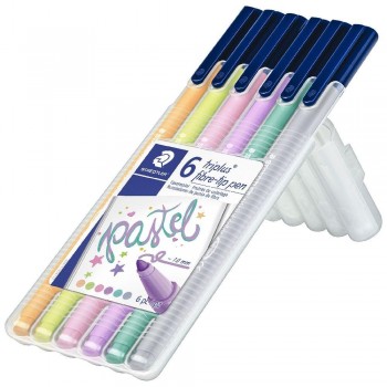 STAEDTLER ROTULADOR TRIPLUS COLOR 1 MM SET 6 UDS