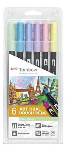 TOMBOW ROTULADOR DUAL BRUSH SET 6 UDS