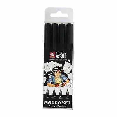 SAKURA PIGMA MANGA SENSEI ESTUCHE 4 UDS