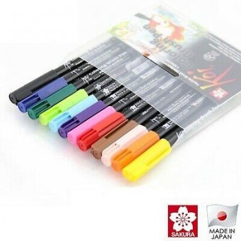 SAKURA KOI COLOR BRUSH SET 12 UDS
