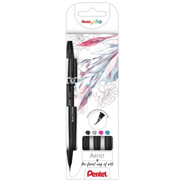PENTEL ESTUCHE SIGN PEN ARTIST SESF30-4