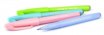 PENTEL ROTULADOR THE PASTEL BRUSHES ESTUCHE 4 UDS  " SES15 "