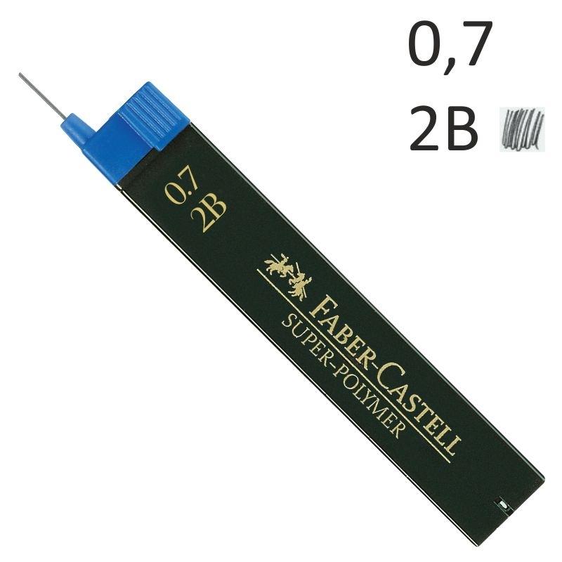 FABER-CASTELL ESTUCHE 12 MINAS GRAFITO SUPERPOLYMER