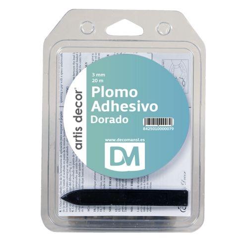 ARTIS DECOR PLOMO ADHESIVO DOBLE 3MM X 10 NATURAL