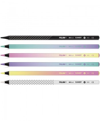 MILAN ESTUCHE 6 LAPICES COLORES SUNSET
