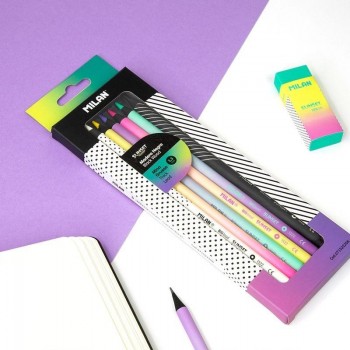 MILAN ESTUCHE 6 LAPICES COLORES SUNSET