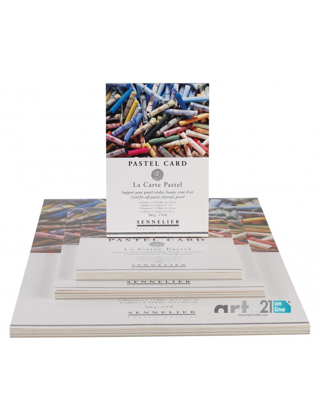 SENNELIER BLOC PASTEL CARD PARA PASTEL SECO 12H 360G
