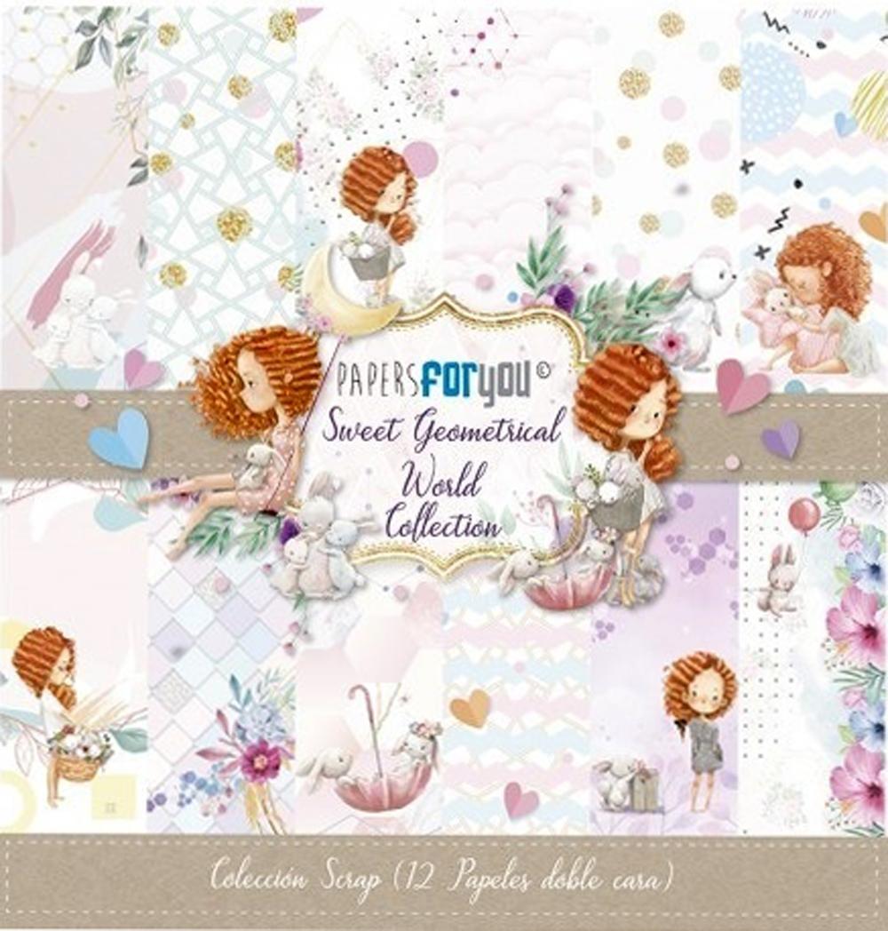PAPERS FOR YOU COLECCIÓN 12 PAPELES SWEET GEOMETRICAL WORLD