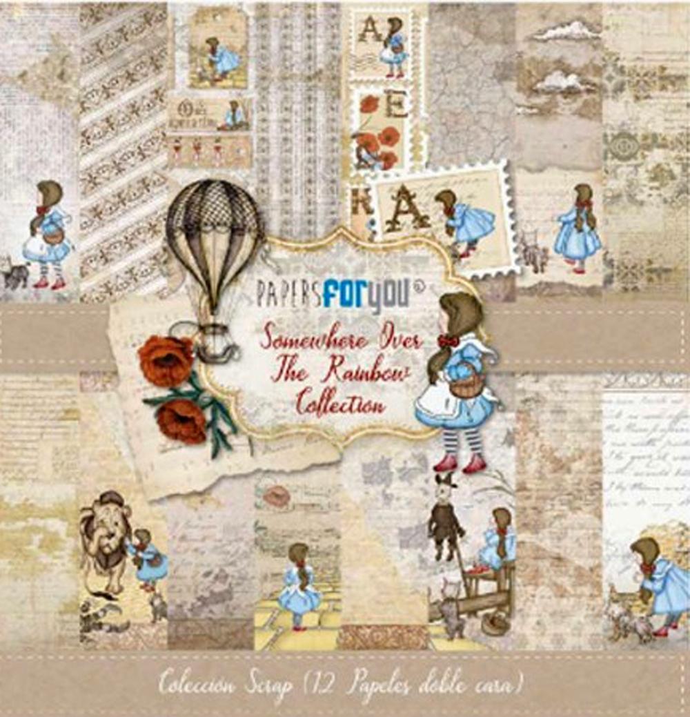 PAPERS FOR YOU COLECCIÓN 12 PAPELES SOMEWHERE OVER THE RAINBOW