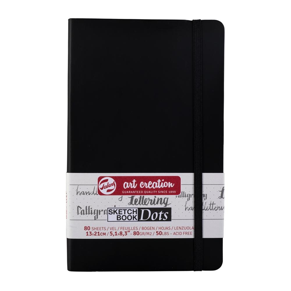 TALENS ART CREATION SKETCH BOOK DOTS BLOC NEGRO 80 GR. 80 HOJAS