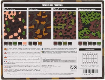 VALLEJO MODEL COLOR PANZER ACES CAMUFLAJE SET 16 COLORES 17 ML