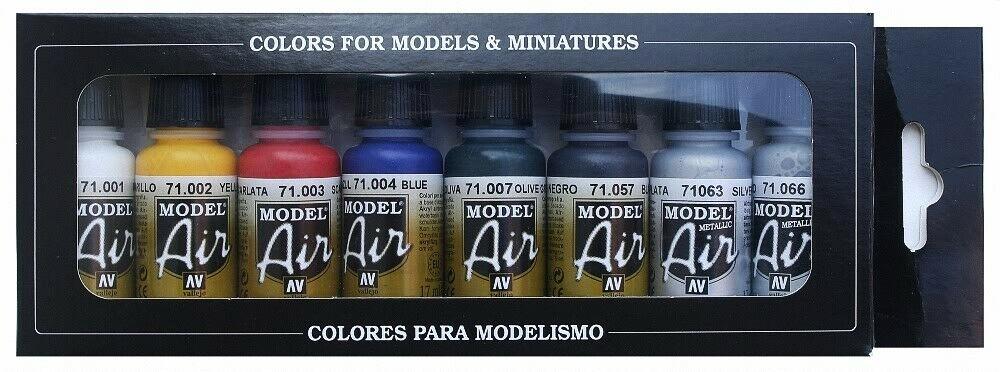 VALLEJO MODEL AIR SET 8 COLORES 17 ML