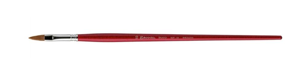 ESCODA PINCEL BRAVO 3217 OREJA DE BUEY PLANO LENGUA DE GATO