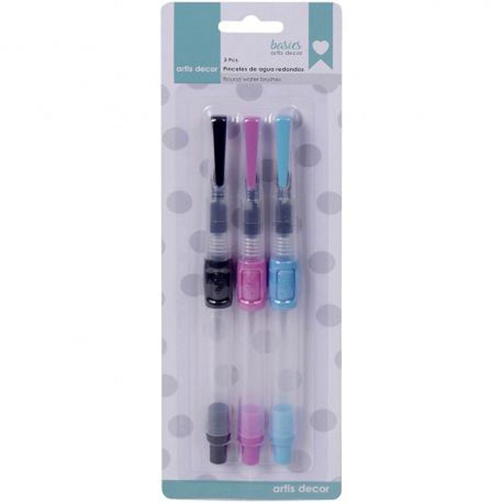 ARTIS DECOR PINCELES PARA AGUA  FINO-MEDIO-GRUESO