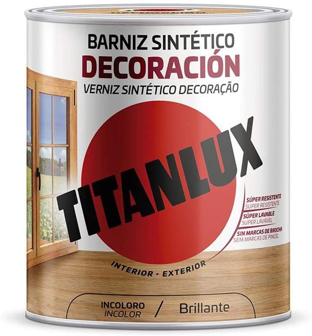 TITANLUX BARNIZ SINTÉTICO DECORACIÓN DE COLOR BRILLANTE