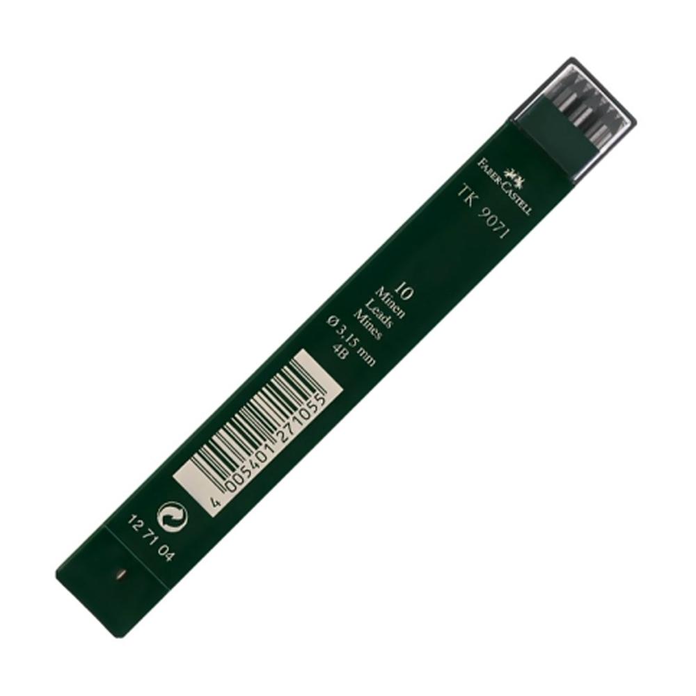 FABER-CASTELL CAJA DE MINAS 3.15 MM 10 UNIDS.