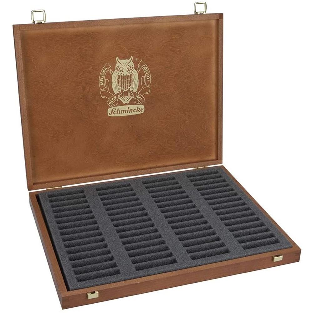 SCHMINCKE CAJA MADERA VACÍA PARA 60 CERAS PASTEL
