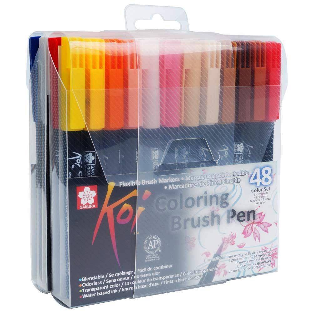 SAKURA KOI COLOR BRUSH SET 48 UDS