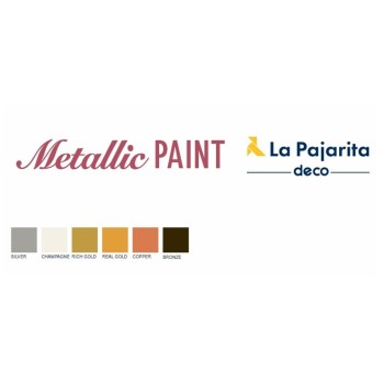 LA PAJARITA PINTURA DECO METALIZADA