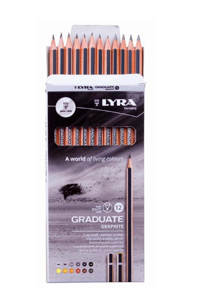 LYRA CAJA 12 LÁPICES DE GRAFITO DE CALIDAD SUPERIOR
