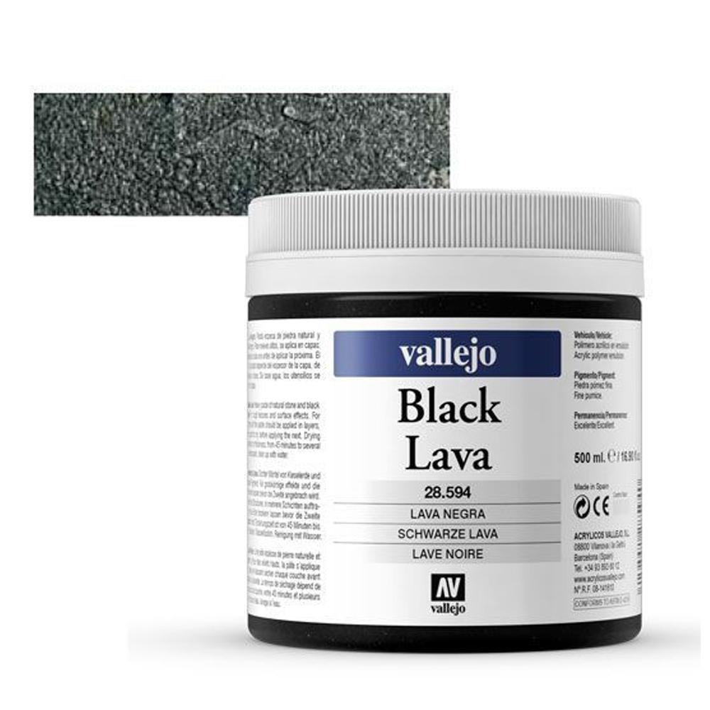 VALLEJO LAVA NEGRA 500 ML