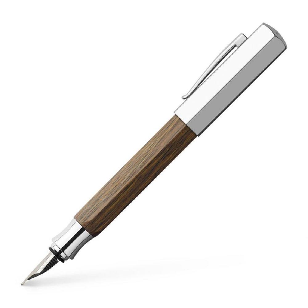 FABER-CASTELL PLUMA ESTILOGRÁFICA ONDORO ROBLE AHUMADO F