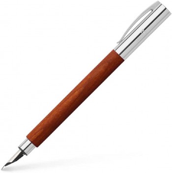 FABER-CASTELL PLUMA ESTILOGRÁFICA CUERPO MADERA PERAL, TRAZO M
