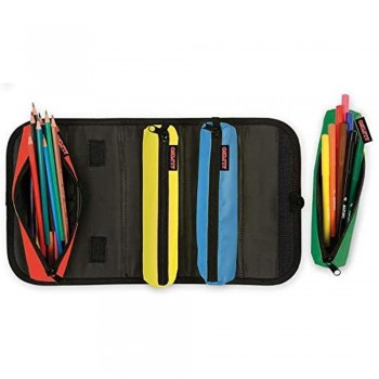 PLUMIER ESCOLAR ALPINO MULTI 4 EN 1 CIERRE VELCRO 30 PIEZAS