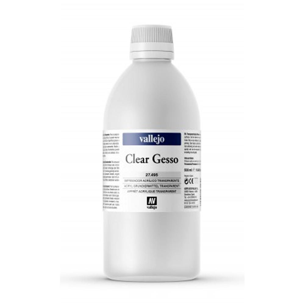 VALLEJO GESSO TRANSPARENTE 500 ML