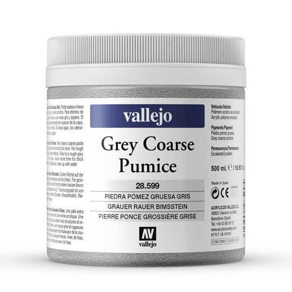 VALLEJO PIEDRA PÓMEZ GRUESA GRIS 500 ML
