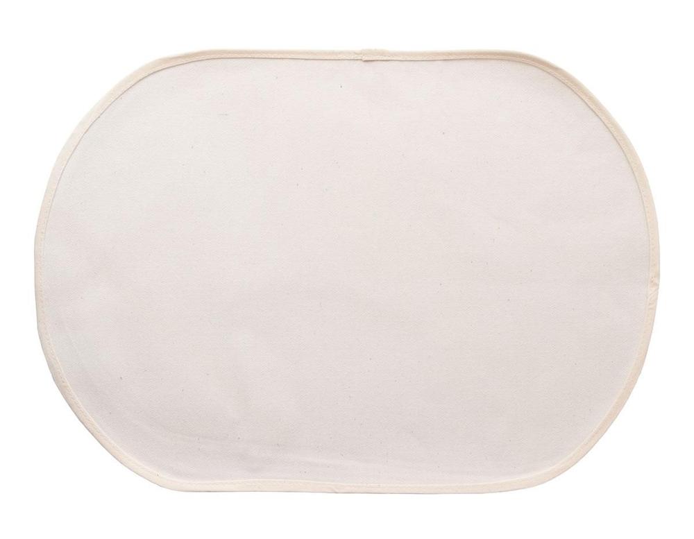 SALVAMANTEL ALGODÓN OVAL 64x30 CM