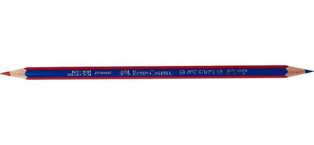 FABER-CASTELL LÁPIZ BICOLOR ROJO Y AZUL 2160-R