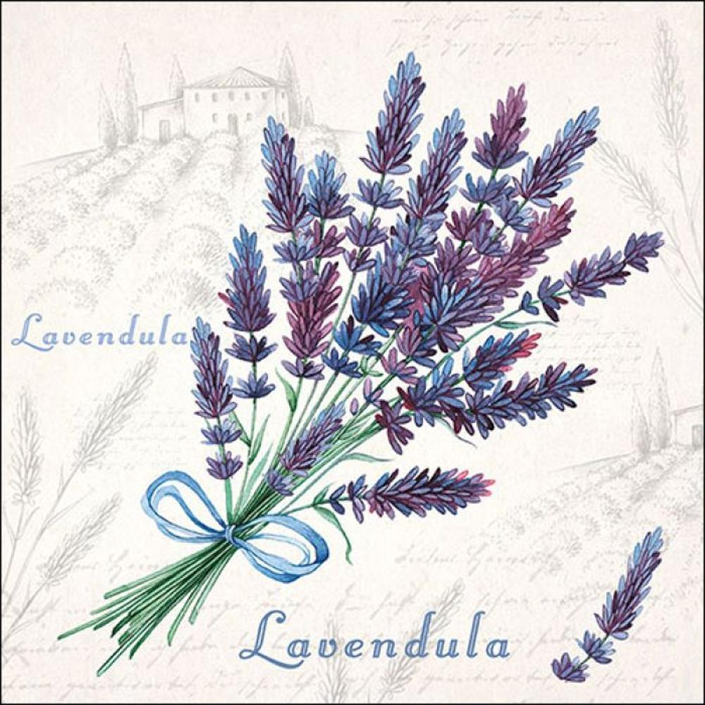 SERVILLETA DECORATIVA LAVENDULA 1 UNIDAD REF.3002