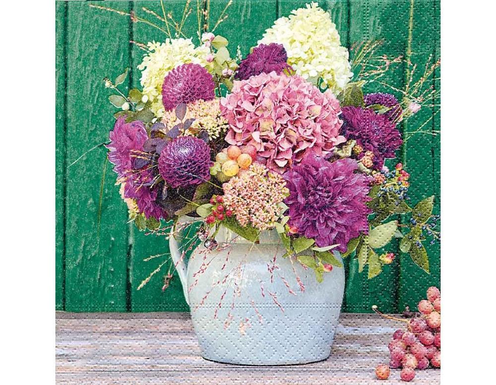 SERVILLETA DECORATIVA BOUQUET OTOÑO 1 UNIDAD REF.3017