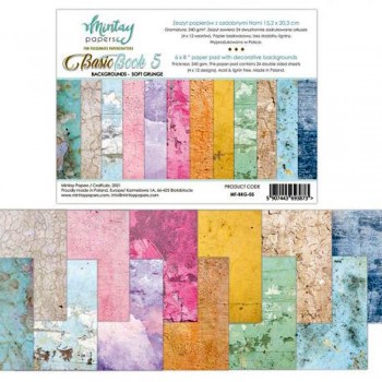 MINTAY PAPERS LIBRO RECORTES SCRAPBOOKING SOFT GRUNGE 15,2X20,3 CM