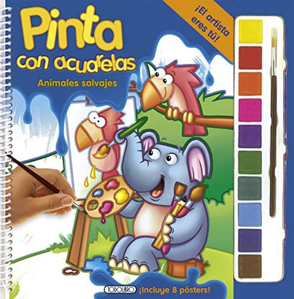 ANIMALES SALVAJES (PINTA CON ACUARELAS)
