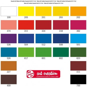 TALENS ART CREATION CAJA TUBOS GOUACHE 12 ML