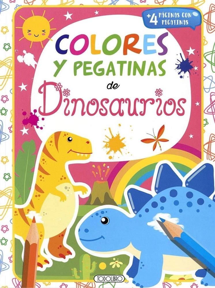 TODOLIBRO DINOSAURIOS 1 COLORES Y PEGATINAS